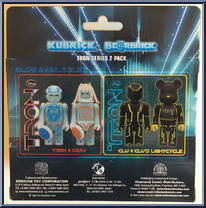 Sam & Sam's Lightcycle from Tron Kubricks - Basic Series manufactured by Medicom [Back]