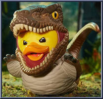 Velociraptor from Tubbz Ducks - Jurassic Park manufactured by Numskull [Loose]