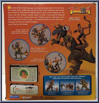Joshua Fireseed with Tribal Raptor from Turok - Sets manufactured by Playmates [Back]