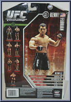 Kenny Florian from UFC - Ultimate Fighting Championship - Series 5 manufactured by Jakks Pacific [Back]