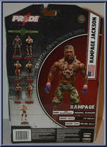 Rampage Jackson from UFC - Ultimate Fighting Championship - Series 5 manufactured by Jakks Pacific [Back]