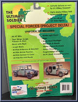 Special Forces (Project Delta) from Ultimate Soldier - Accessories manufactured by 21st Century Toys [Back]