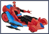 Spider-Man (with Turbo Racer) from Ultimate Spider-Man - Titan Hero Series manufactured by Hasbro [Loose]