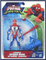 Spider-Man (Armored) from Ultimate Spider-Man - Sinister 6 manufactured by Hasbro [Front]