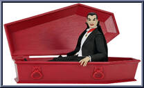 4-Pack Action Figure & Dracula's Coffin from Universal Monsters - Loot Crate Crypt Club manufactured by Neca [Loose]