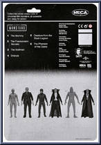 Dracula (Glow in the Dark) from Universal Monsters - Remco Cardbacks manufactured by Neca [Back]