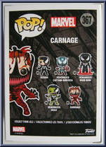 Carnage from Venom - Pop! Vinyl Figures manufactured by Funko [Back]