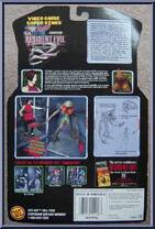 Ada Wong / Ivy (Platinum) from Video Game Super Stars Presents - Resident Evil 2 manufactured by Toy Biz [Back]