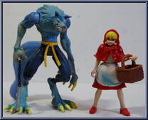 Jon Talbain / Baby Bonnie Hood from Video Game Super Stars Presents - Darkstalkers 3 manufactured by Toy Biz [Loose]
