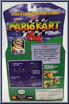 Wario from Video Game Super Stars Presents - Mario Kart 64 manufactured by Toy Biz [Back]