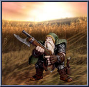 Dwarven Rifleman from Warcraft - Series 2 manufactured by Toycom [Loose]