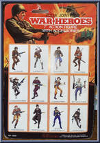 US Paratrooper from War Heroes - Basic Series manufactured by Shillman [Back]
