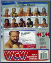 Arn Anderson (White Trunks) from WCW - Series 1 - Released in US manufactured by Galoob [Back]