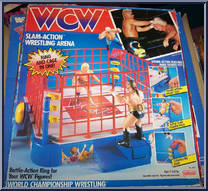 Slam Action Wrestling Arena from WCW - Rings manufactured by Galoob [Front]