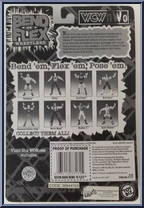 Booker T from WCW - Bend ‘N Flex manufactured by Toy Biz [Back]