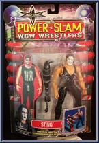 Sting from WCW - Power Slam manufactured by Toy Biz [Front]