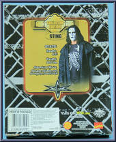Sting from WCW - Exclusives manufactured by Toy Biz [Back]