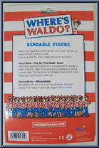 Where's Waldo from Where's Waldo - Bendables manufactured by NJ Croce [Back]
