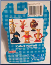 Eeyore from Winnie the Pooh - Green Cards manufactured by Fisher-Price [Back]
