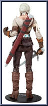 Ciri from Witcher - Basic Series manufactured by McFarlane [Loose]