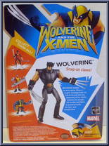 Wolverine (Snap-on claws) from Wolverine and the X-Men - Basic Series manufactured by Hasbro [Back]
