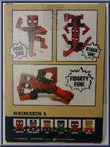 Deadpool from Wood Warriors - Marvel manufactured by PPW Toys [Back]