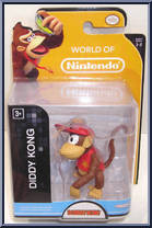 Diddy Kong (Donkey Kong) from World of Nintendo - Series 1-2 manufactured by Jakks Pacific [Front]