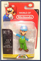 Ice Luigi (Super Mario) from World of Nintendo - Series 1-1 manufactured by Jakks Pacific [Front]