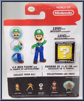 Luigi (Super Mario) from World of Nintendo - Series 1-2 manufactured by Jakks Pacific [Back]