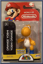 Orange Yoshi (Super Mario) from World of Nintendo - Series 1-5 manufactured by Jakks Pacific [Front]