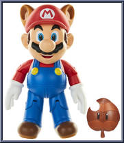 Raccoon Mario Action Figure