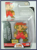 8-Bit Star Power Mario (Super Mario) from World of Nintendo - Series 1-2 manufactured by Jakks Pacific [Front]