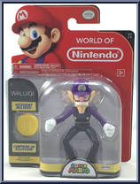 Waluigi (Super Mario) from World of Nintendo - Series 1-5 manufactured by Jakks Pacific [Front]