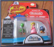 Yoshi / Princess Peach / Bob-Omb Action Figure