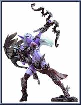Alathena Moonbreeze (Night Elf Hunter) from World of Warcraft (DC Unlimited) - Series 5 manufactured by DC Direct [Loose]