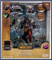 Elf Druid & Elf Rogue (Epic) from World of Warcraft - Basic Series manufactured by McFarlane [Front]