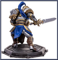 Human Warrior & Human Paladin (Common) from World of Warcraft - Basic Series manufactured by McFarlane [Loose]