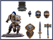 Human Warrior & Human Paladin (Common) from World of Warcraft - Basic Series manufactured by McFarlane [Loose]