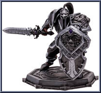 Human Warrior & Human Paladin (Epic) from World of Warcraft - Basic Series manufactured by McFarlane [Loose]