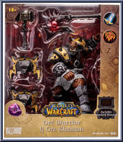 Orc Warrior & Orc Shaman (Epic) from World of Warcraft - Basic Series manufactured by McFarlane [Front]