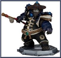 Pandaren Monk & Pandaren Rogue from World of Warcraft - Posed Figures manufactured by McFarlane [Loose]