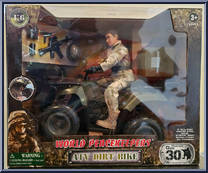 ATV Dirt Bike from World Peacekeepers - Vehicles manufactured by M&C Toy Centre [Front]