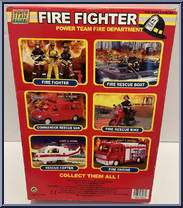 Fire Fighter (Fire Extrication) from World Peacekeepers - Fire Fighters manufactured by M&C Toy Centre [Back]