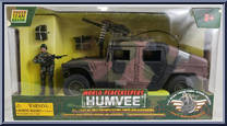 Humvee (1 Soldier) from World Peacekeepers - Vehicles manufactured by M&C Toy Centre [Front]