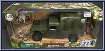 Humvee (Covered Cargo Carrier) from World Peacekeepers - Vehicles manufactured by M&C Toy Centre [Front]