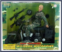 Military Motorbike from World Peacekeepers - Vehicles manufactured by M&C Toy Centre [Front]