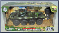 Military Patrol Vehicle from World Peacekeepers - Vehicles manufactured by M&C Toy Centre [Front]