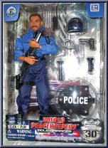 Police Officer (Gun) from World Peacekeepers - Police manufactured by M&C Toy Centre [Front]