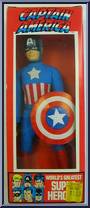 Captain America from World's Greatest - Boxed manufactured by Mego [Front]