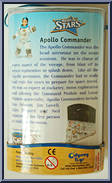Apollo Commander from World Stars - Basic Series manufactured by Odyssey Toys [Back]